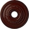 Ekena Millwork Orleans Ceiling Medallion (Canopies up to 4 5/8"), 17 5/8"OD X 3 5/8"ID X 1 7/8"P, Brushed Mahogany CM17OLBMF - alternate 1